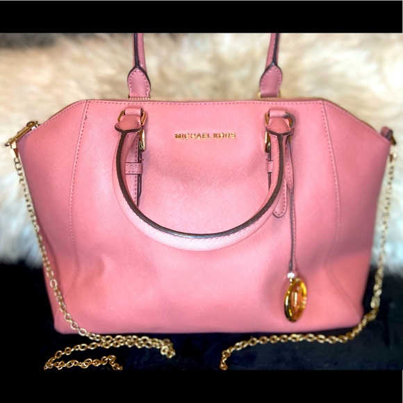 Michael Kors Pink Jet Set Top Zip Tote - Picture 8 of 9